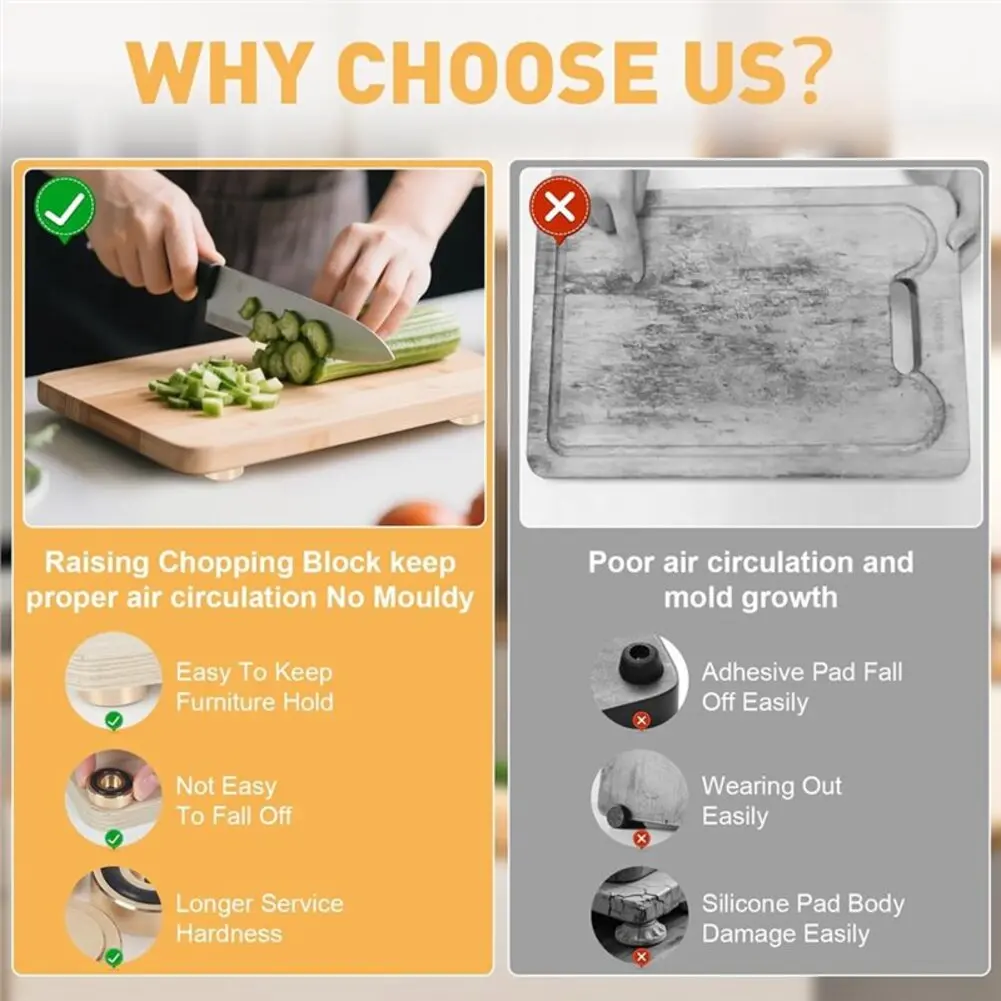 8 Brass Chopping Board Feet wi - Cutting Board Foam 리뷰 및 가격