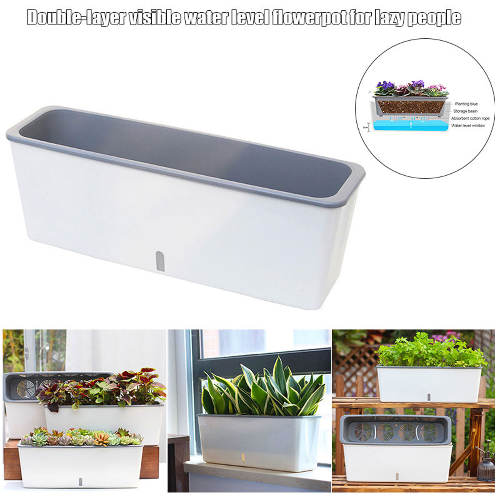 Self-Watering Planter Pots wit - Self Watering Insert 리뷰 및 가격