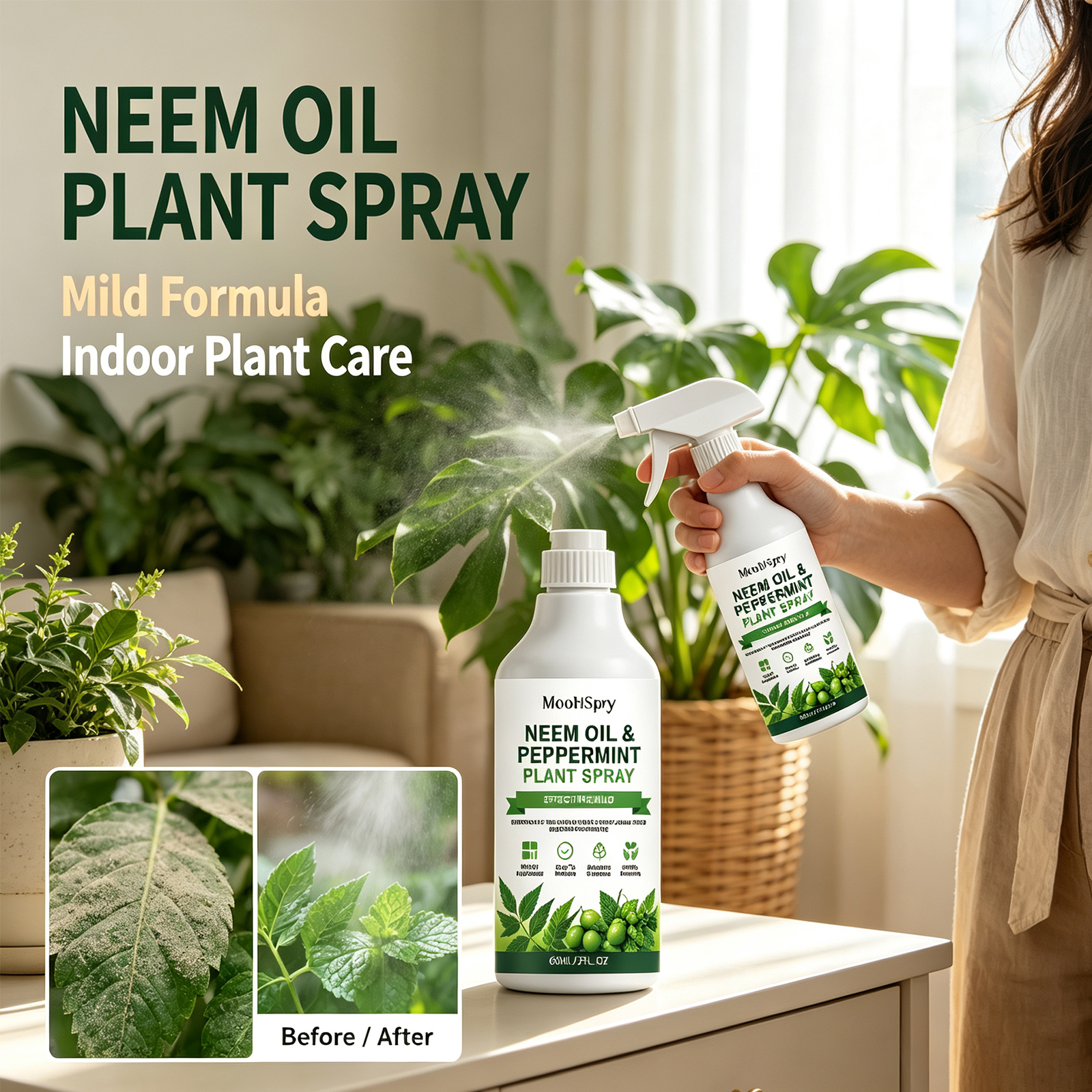 Neem Oil Mint Plant Spray Natu - Rooting Hormone Powder 리뷰 및 가격