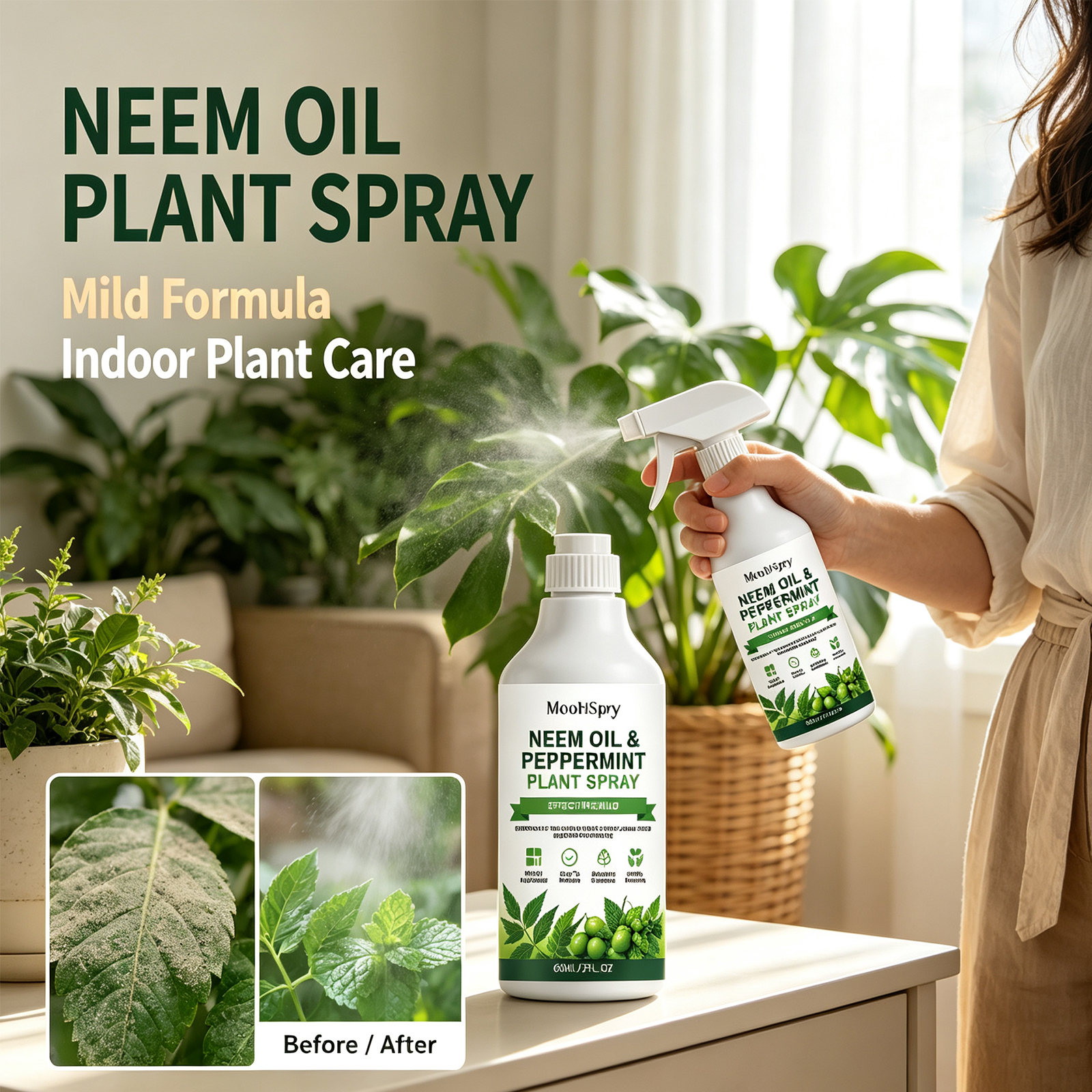 Neem Oil Mint Plant Spray Natu - Rooting Hormone Powder 리뷰 및 가격