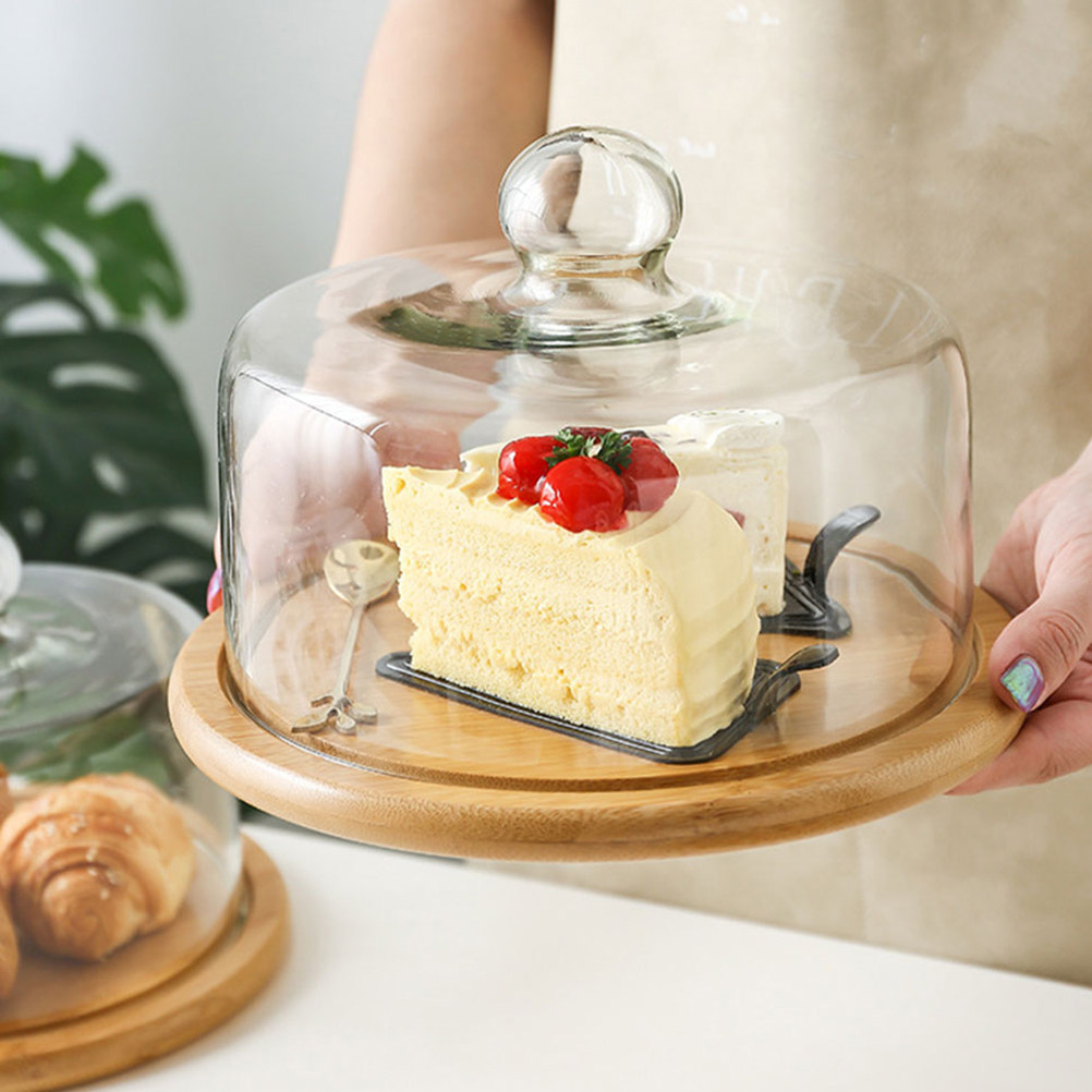21Cm Clear Glass Cake Dome Cov - Plastic Dome Clear 리뷰 및 가격