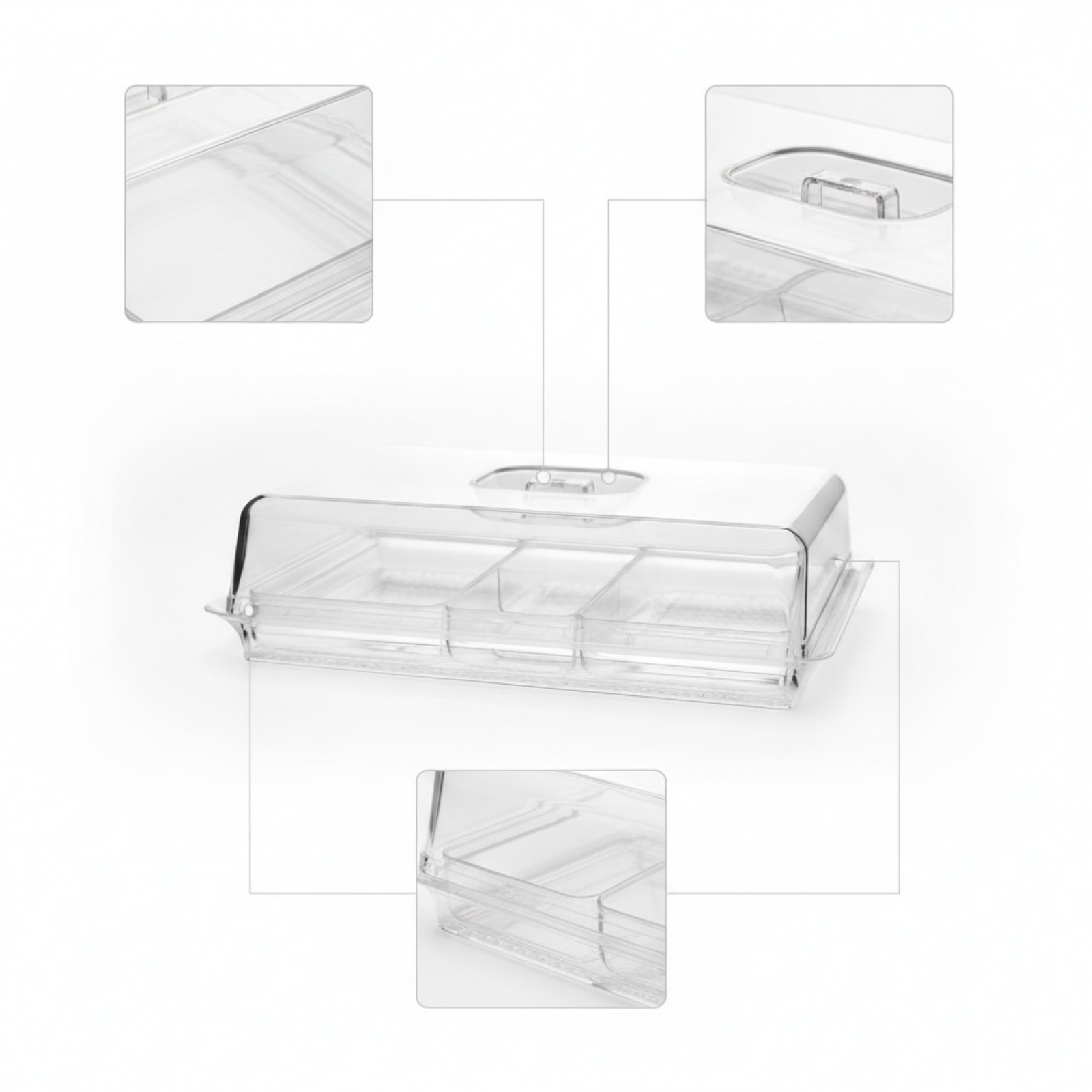 Food Cover with Base Dustproof - Plastic Dome Clear 리뷰 및 가격