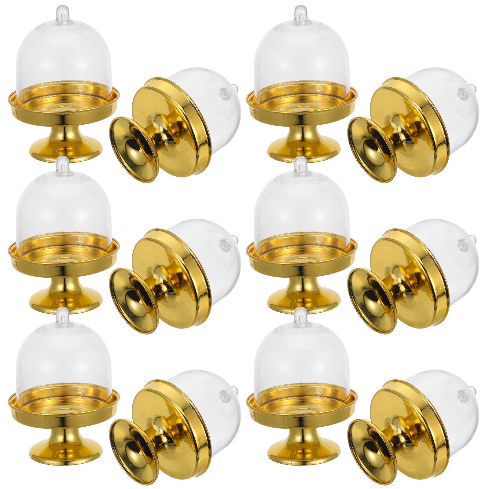 12pcs Mini Candy Box Plastic C - Plastic Dome Clear 리뷰 및 가격
