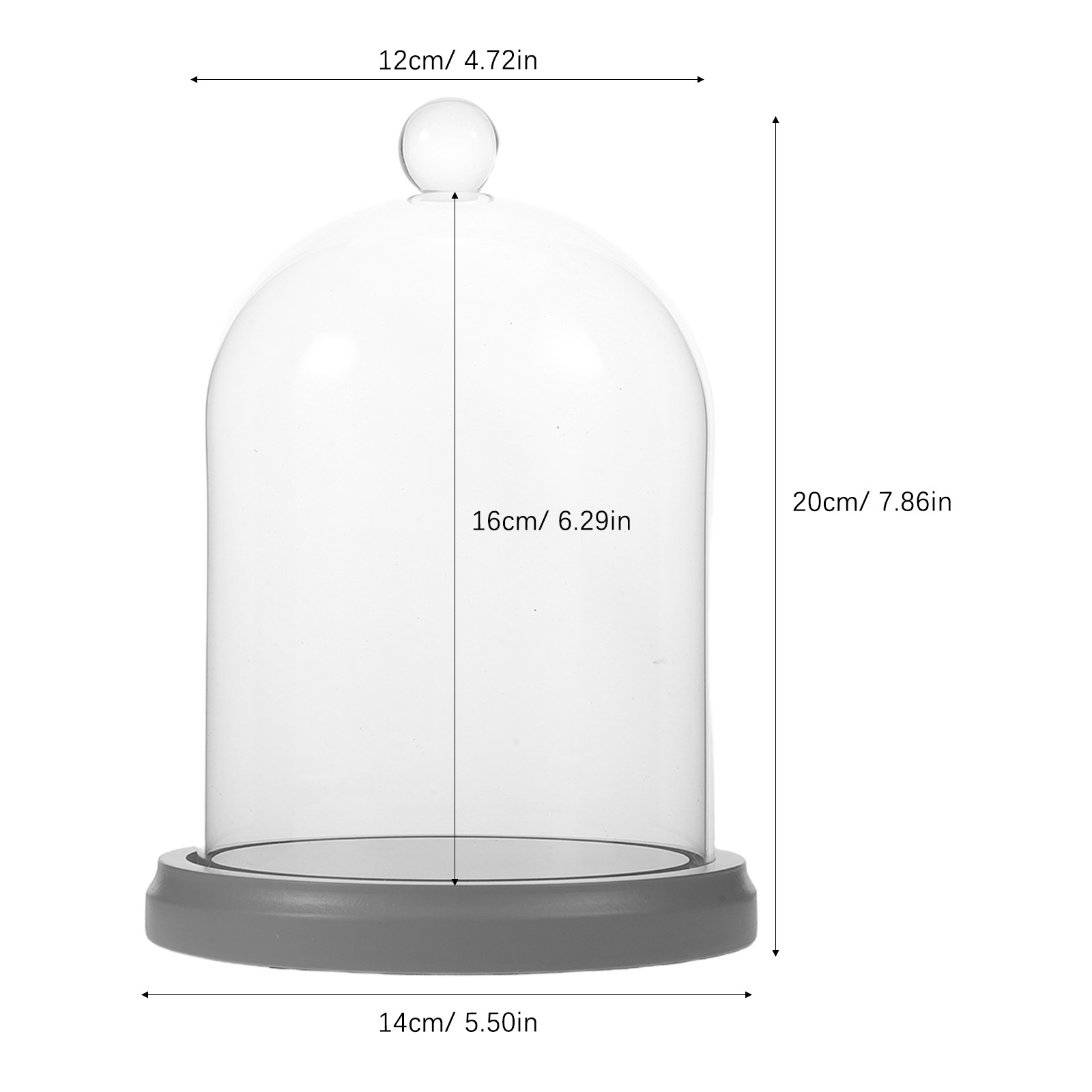 Glass Dome Cloche Bell Jar Cle - Plastic Dome Clear 리뷰 및 가격