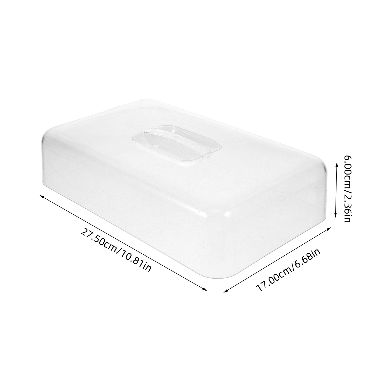 2Pcs Clear Acrylic Rectangular - Plastic Dome Clear 리뷰 및 가격