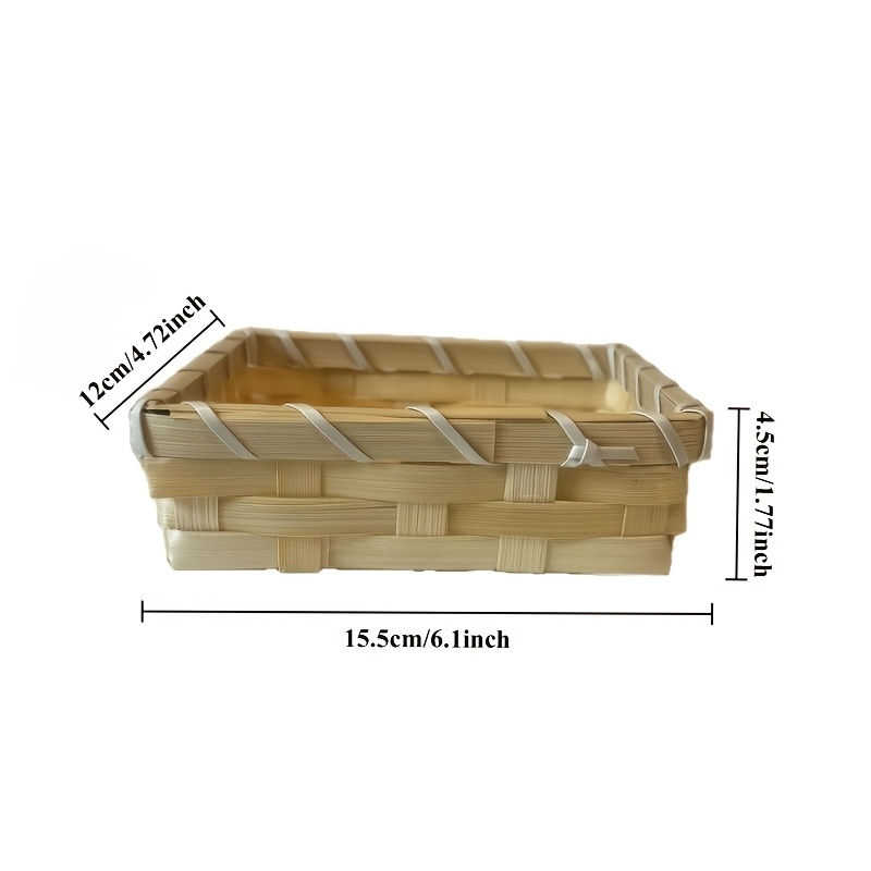 Handwoven Bamboo Napkin Basket - Agar Tissue Culture 리뷰 및 가격
