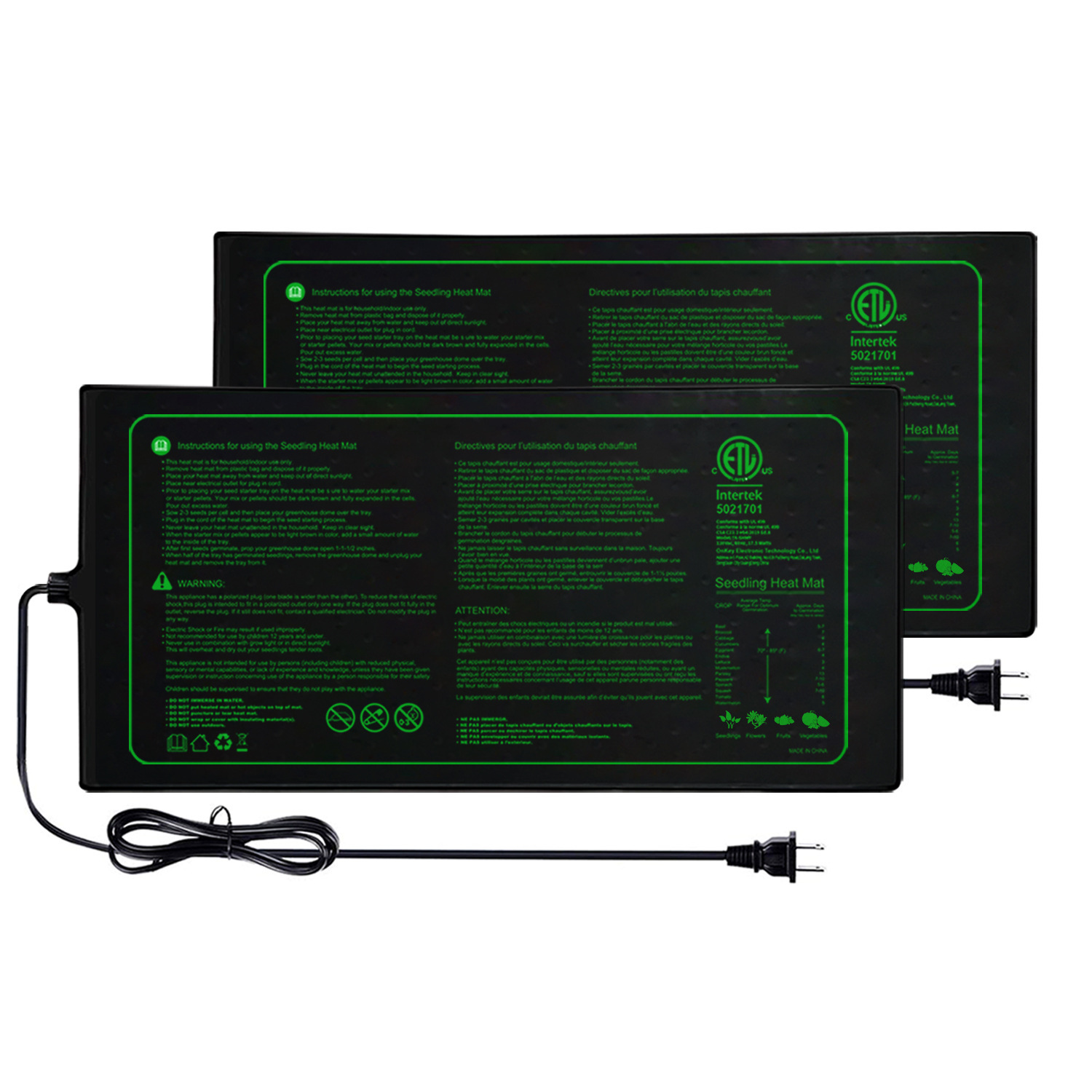 Two-pack 20x10Inch Seedling He - Heat Mat Seedling 리뷰 및 가격