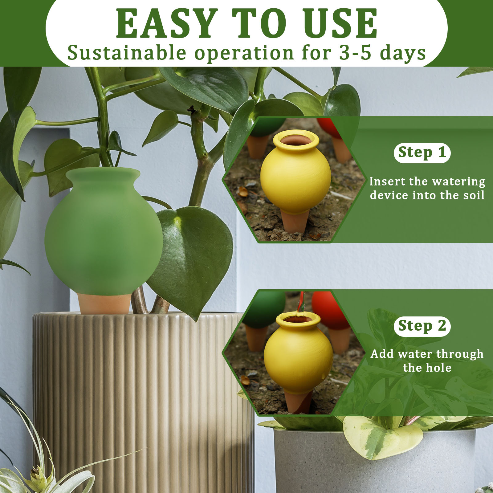8Pcs Terracotta Self Watering  - Self Watering Insert 리뷰 및 가격