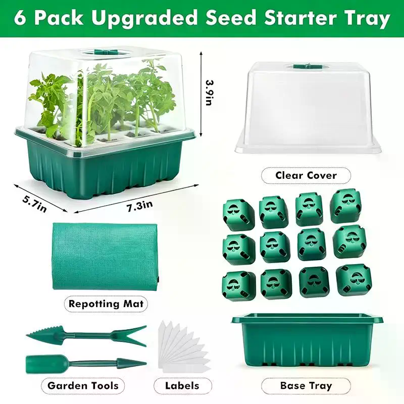 Seed Starter Tray With Humidit - Humidity Dome Kit 리뷰 및 가격