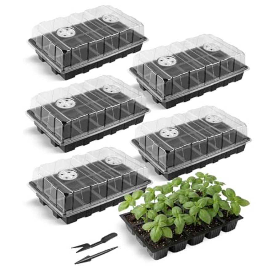 5-Set Seed Starter Tray Kits D - Humidity Dome Kit 리뷰 및 가격