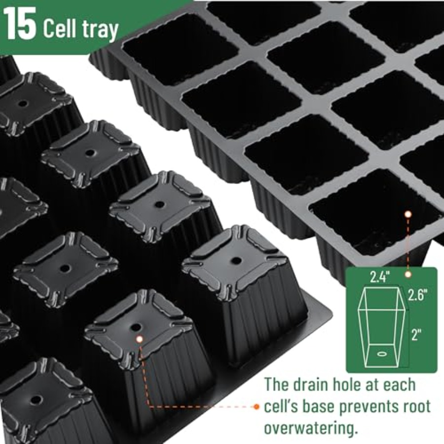 5-Set Seed Starter Tray Kits D - Humidity Dome Kit 리뷰 및 가격